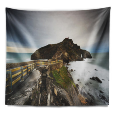 Tapisserie «Seashore Path to Cape and Chapel» en Espagne