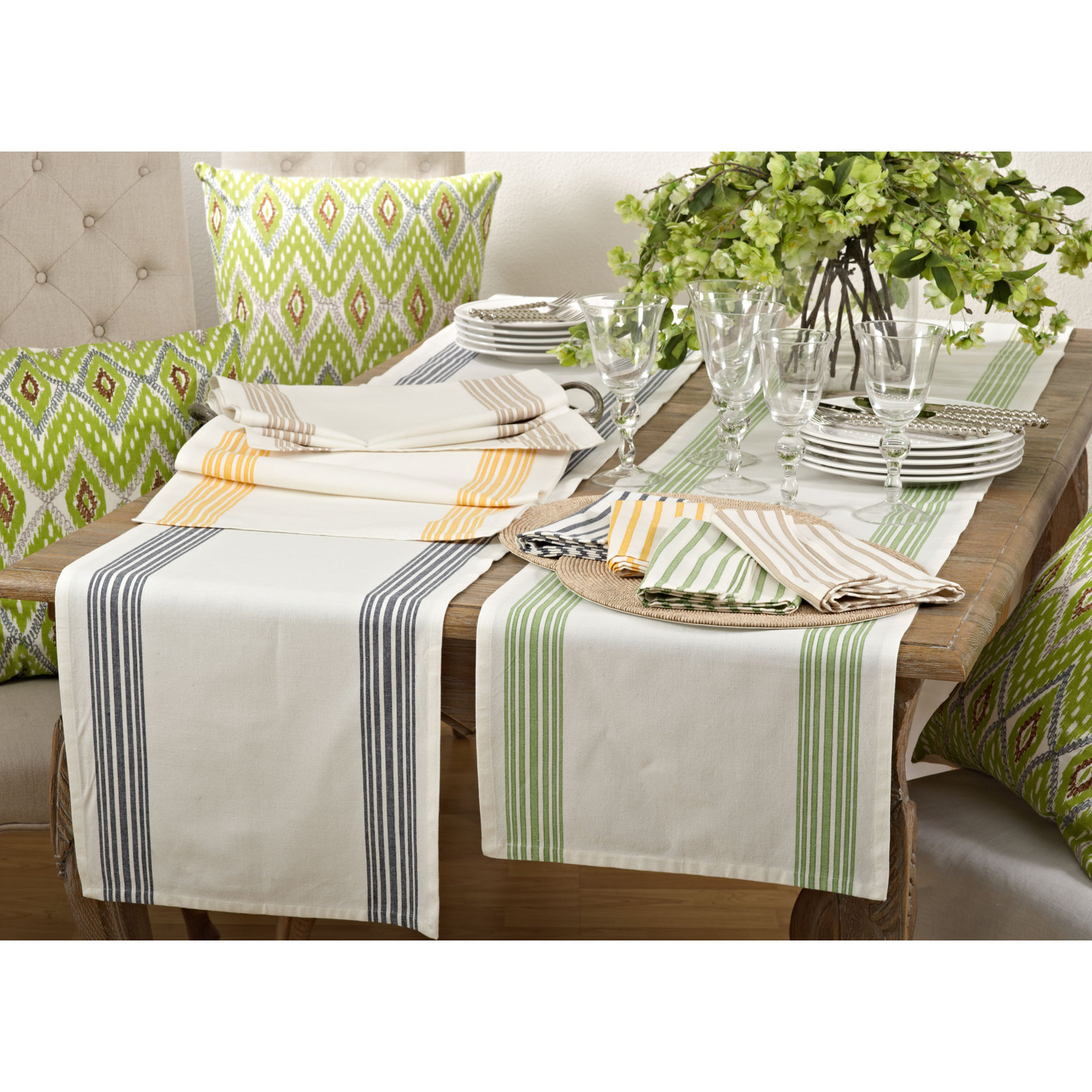 Enora Reversible Cotton Napkin, Natural