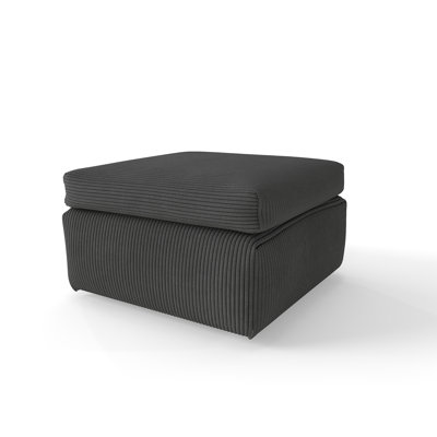 JOKO 34" Ottoman For Modular Sectional Sofa – Armless Rectangular Footrest & Seat, Compatible With Living Room Sectional Sets, Sold Individually