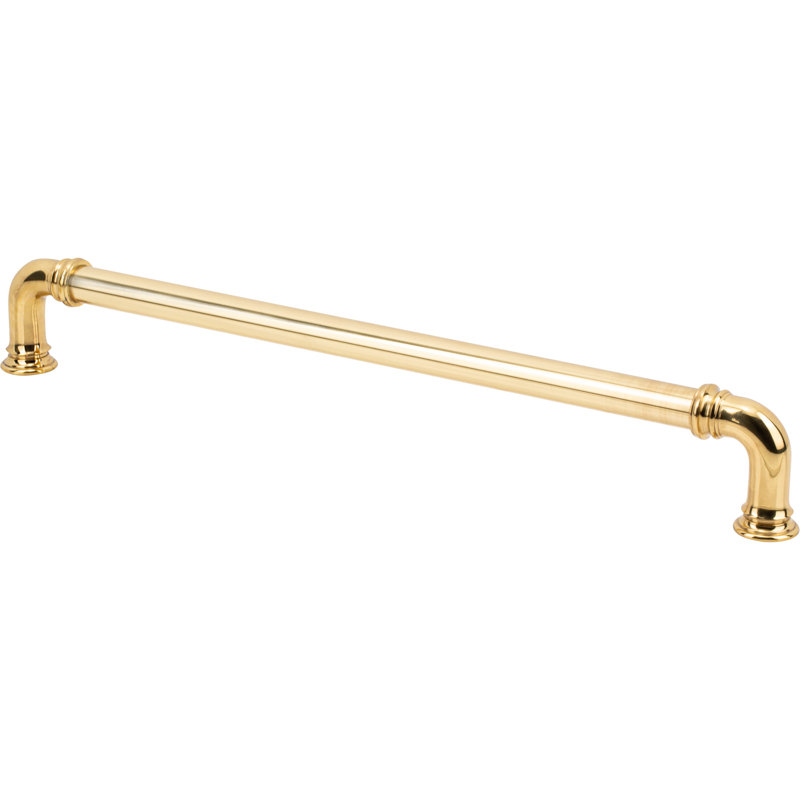 Ronan 12" Center to Center Appliance Pull, Polished Brass