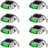 Solar Dock Lights Low Voltage Solar Powered Integrated LED Metal Pathway Light Pack-63896437