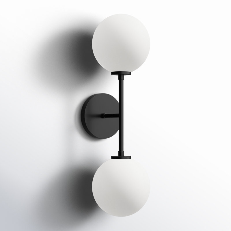 Luanda 2 Light Vanity Light, Matte Black