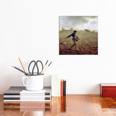 The Sower, C.1865 (The Walters Art Museum) by Jean-Francois Millet - Wrapped Canvas Painting
