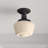 Autenberg Glass Semi Flush Mount