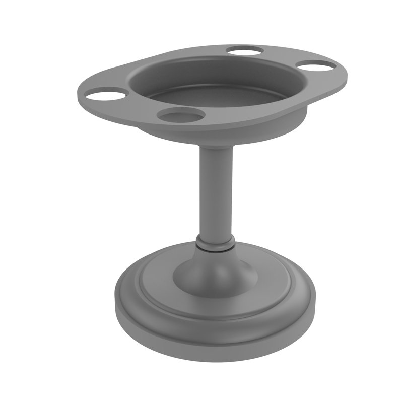 Porte-brosse à dents & culbuteur Gober, Gris mat