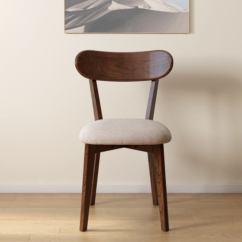 Chaise d'appoint Babbette, Noyer