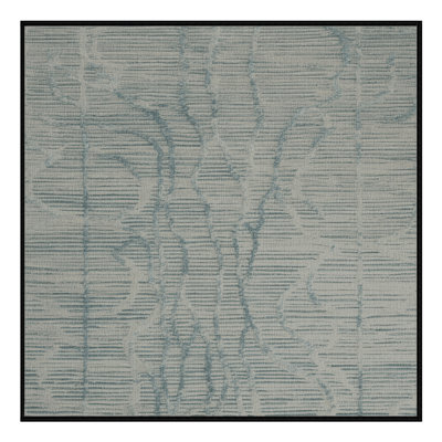 Tapis abstrait gris lavable à la machine