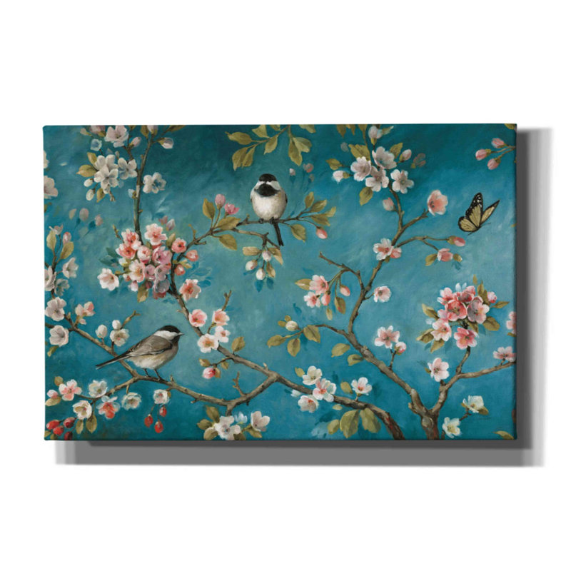 «Blossom I» par Lisa Audit, art mural sur toile, H 40 po x l 60 po x P 1,5 po