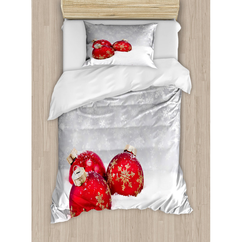 Allmon 260 TC Duvet Cover Set, Single - 1 Standard Pillowcase