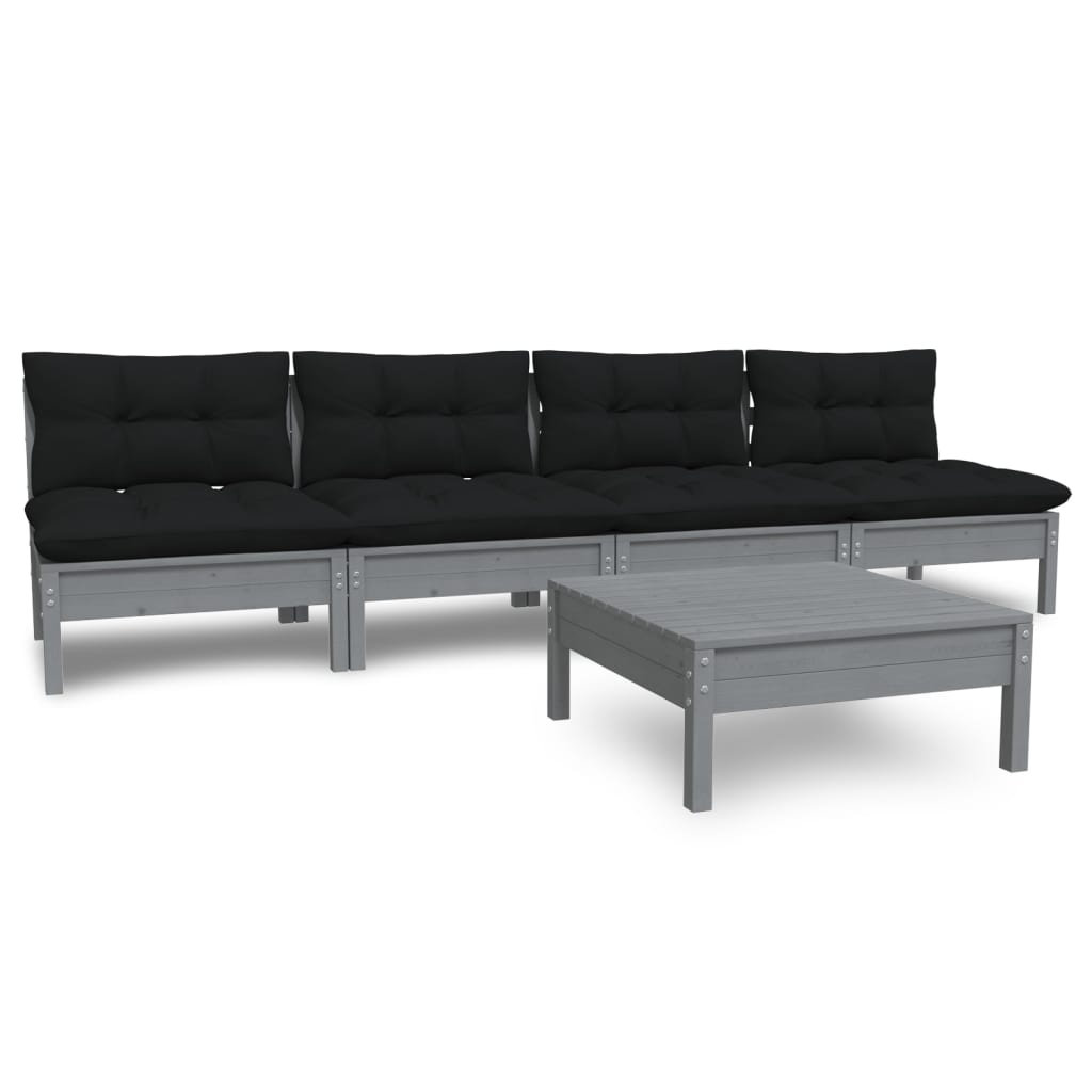 4-Sitzer Lounge-Set Javori mit Polster