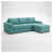 Turquoise Polyester sélectionné