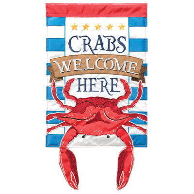 Crazy Leg Crabs Welcome Here