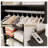 79-inch Closet Storage System, Wardrobe With Storage Compartments And Hanging Zone-1673915266