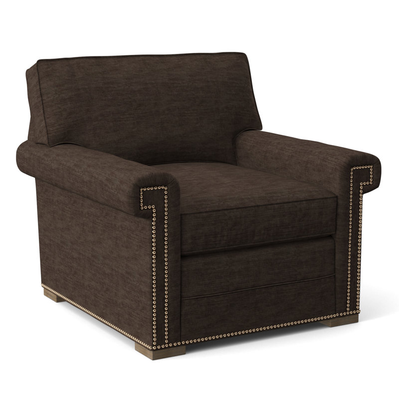 Fauteuil 36 po Davidson, Oui, Nadia Earth, Gris tourterelle