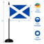 Ensemble de drapeaux en polyester Keagyn
