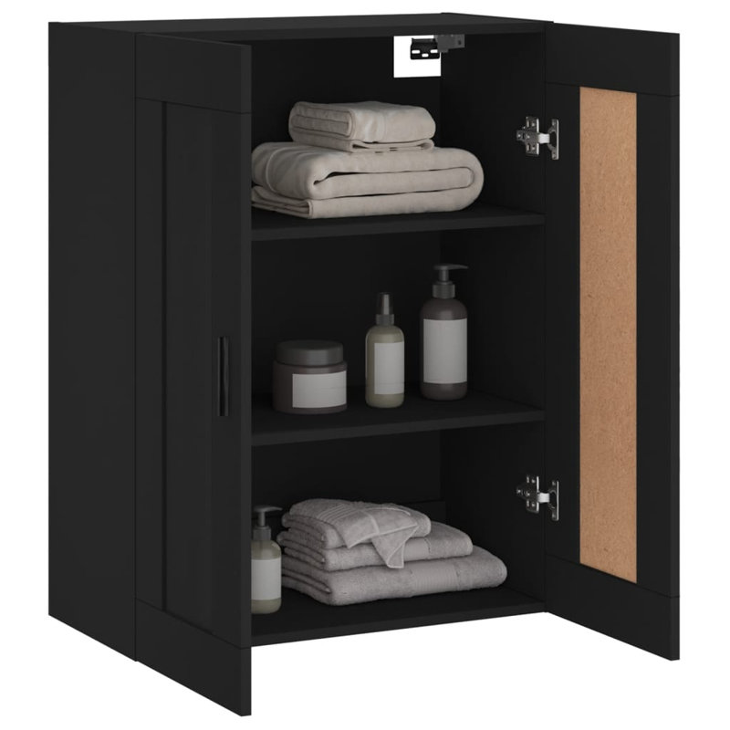 Houtzdale Bathroom Cabinet, Black