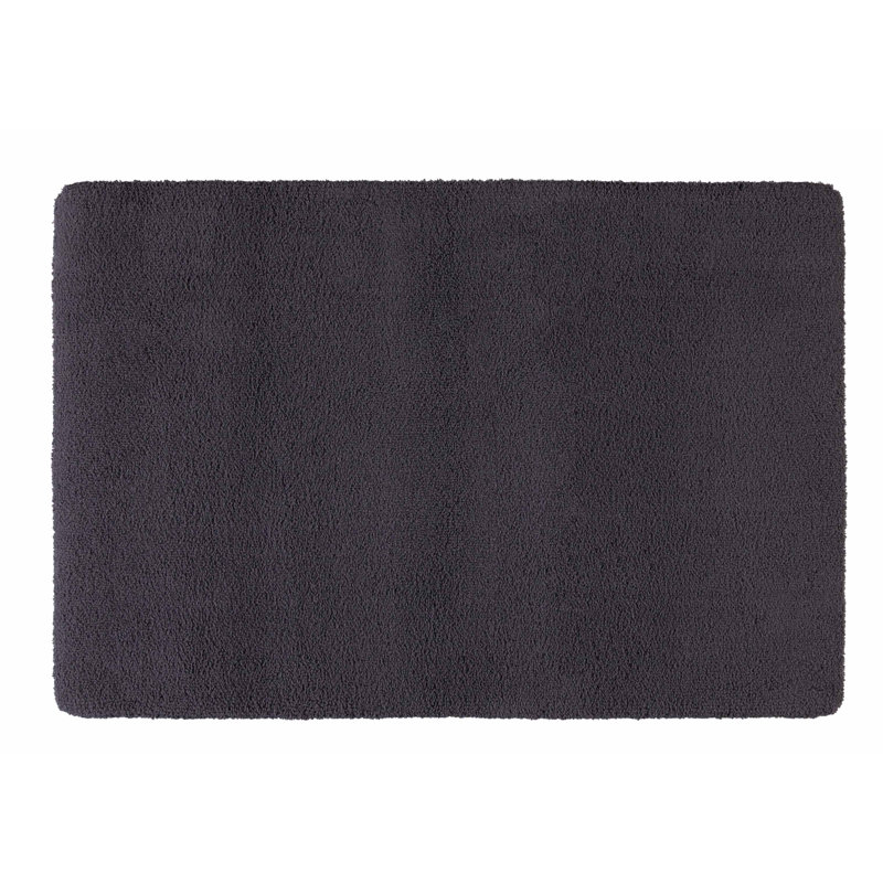 Non-Slip Bath Rug, 60cm W x 90cm L, Dark Grey