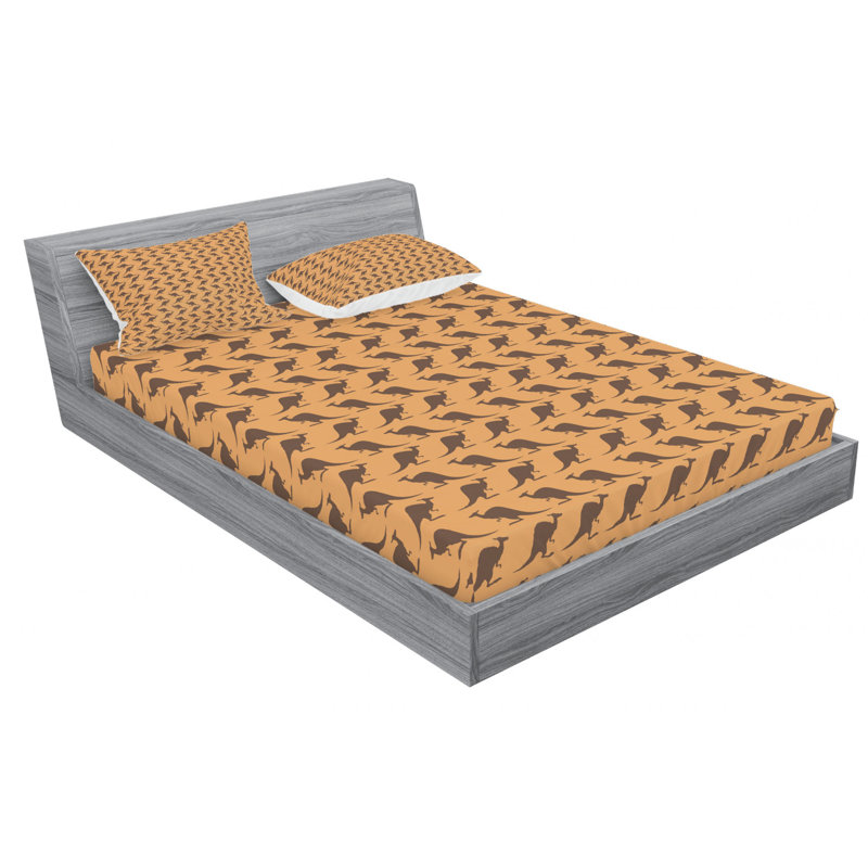 Microfiber Sheet Set, Queen Sheet Set with Fitted Sheet
