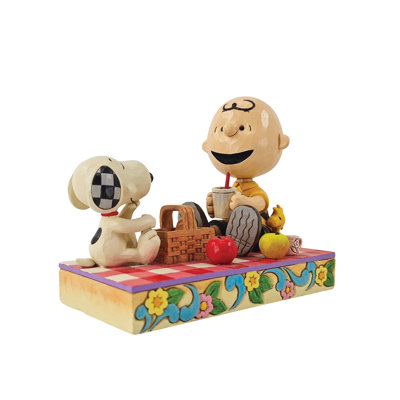 Figurine Peanuts par Jim Shore Snoopy, Charlie Brown et Woodstock