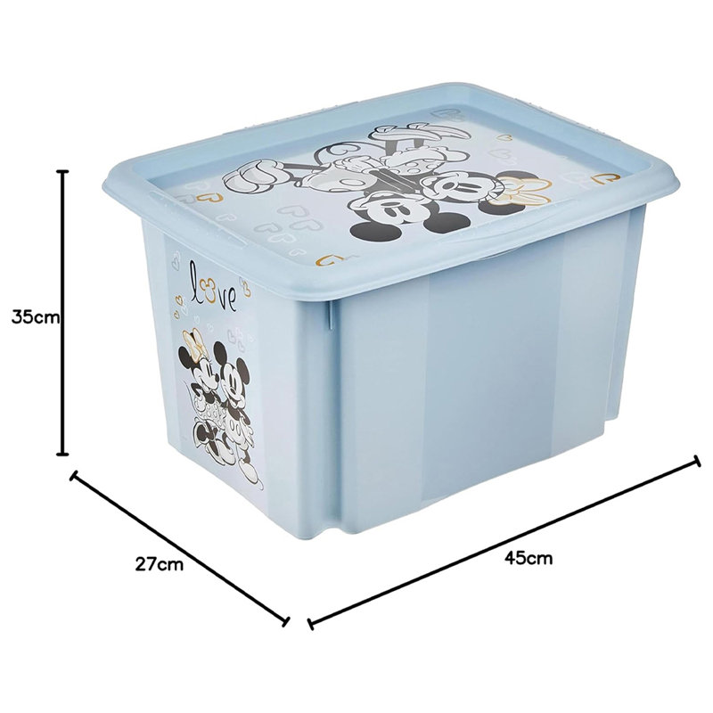 Keeeper Plastic Decorative Bin, Blue