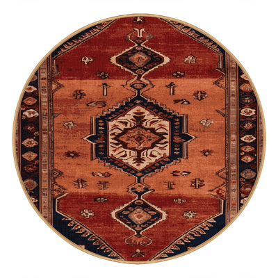 Tapis brun turc lavable à la machine
