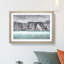 Fog over Baffin Island in Canada - Picture Frame Graphic Art Print-56713097-56713096