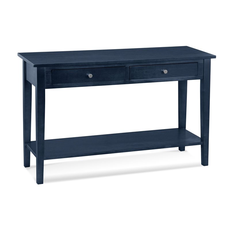 East Hampton 48'' Solid Wood Console Table, Navy