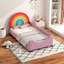Lit de jour simple rembourré Rainbow