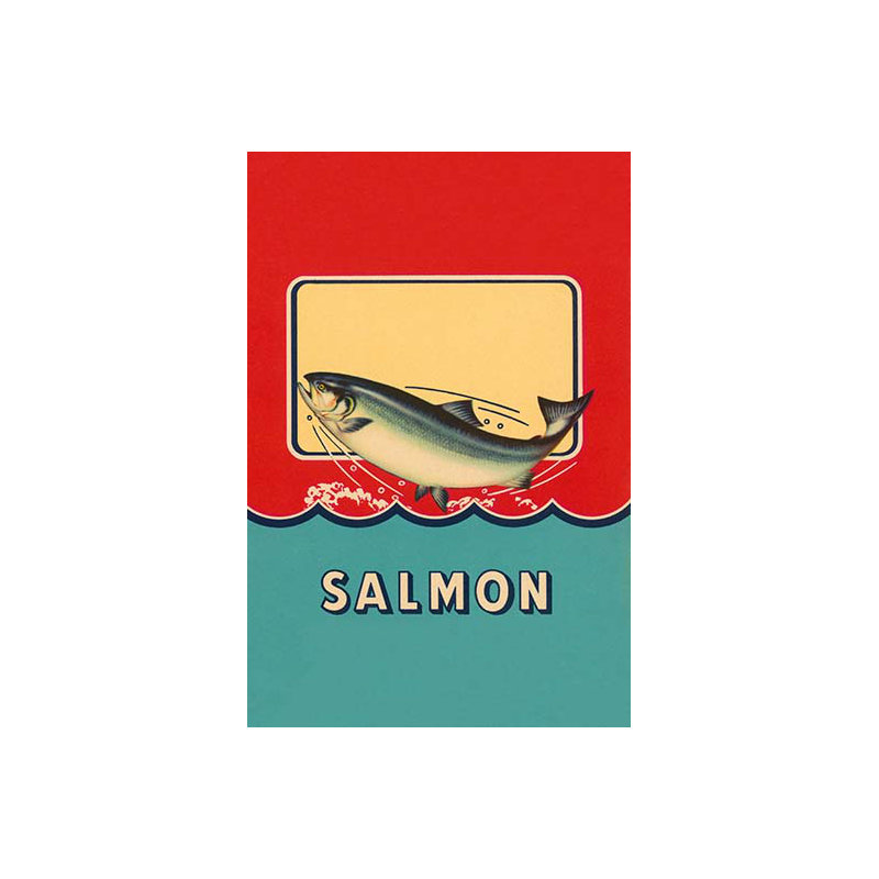 Saumon-imprimé publicitaire, H 30 po x l 20 po