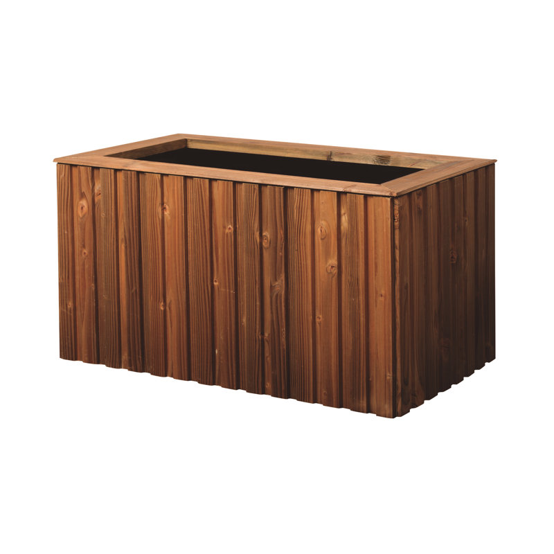 Connally Wood Planter Box, Tropical, 42cm H x 82cm W x 44cm D