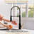 Touchless Kitchen Faucet,Hands Free Automatic Smart Kitchen Faucet Black Smart Kitchen Faucet-118350781