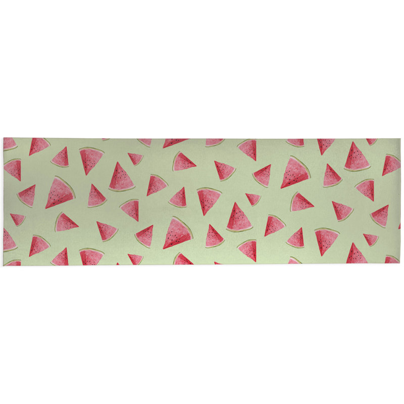 Summer Melon Outdoor Rug, Runner 2'6" x 8'