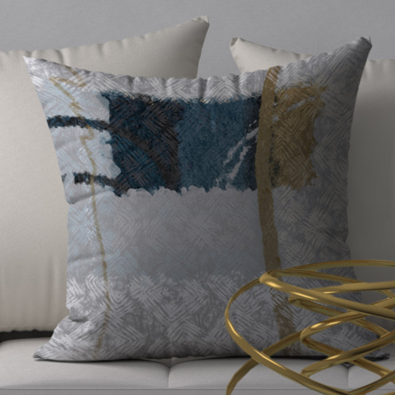 Geometric Reversible Throw Pillow, 20" x 20"