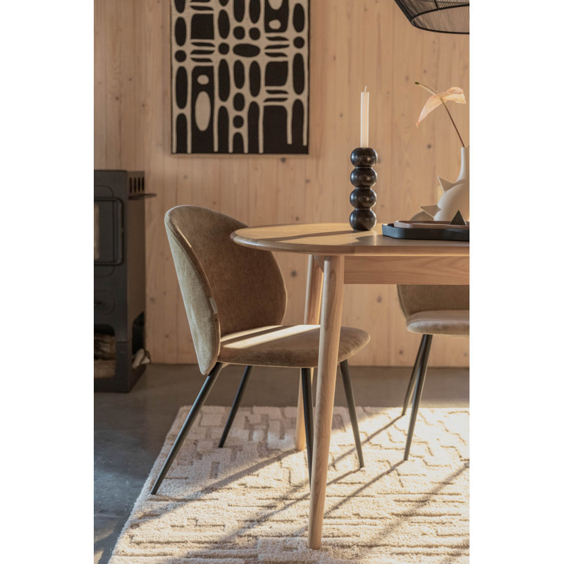 Dining Chair Upholstered Dining Chair, Beige