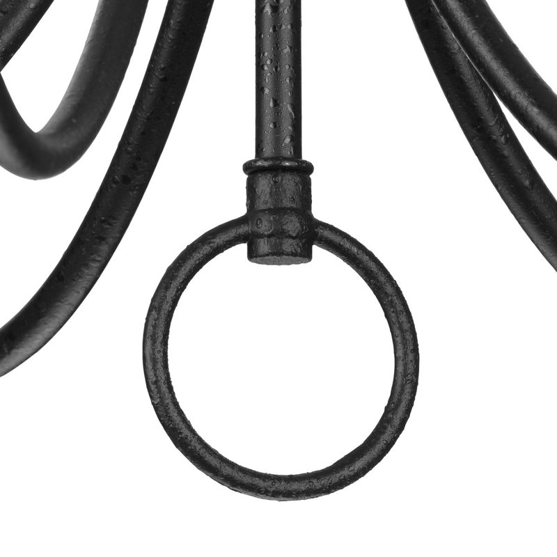 Berthine 5 - Light Dimmable Classic / Traditional Chandelier, Black