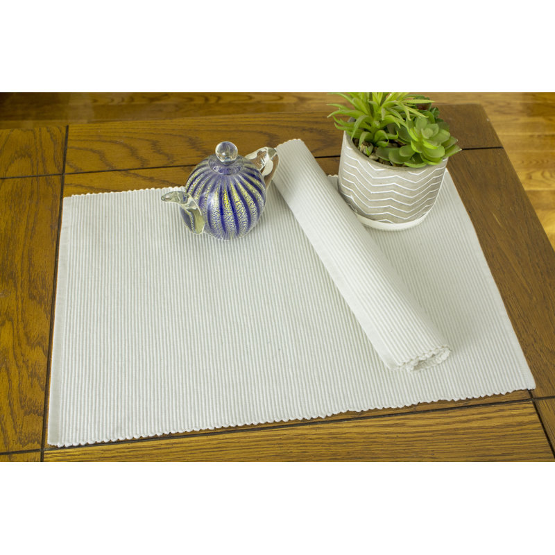Gena 100% Cotton Rectangle, White