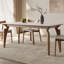 Ensemble de table rectangulaire en bois massif-111096060