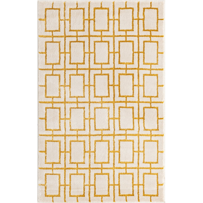 Geometric Area Rug, Rectangle 94cm x 160cm