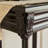Black Solid Wood Rectangular Console Table-1087095762
