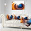 Elegant Spiral Design - Coussin imprimé abstrait-29842835-89815631
