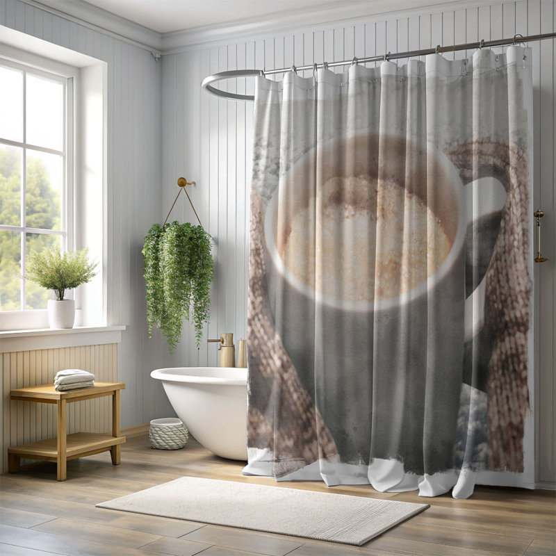 Tarita Shower Curtain, H 74 po x l 71 po
