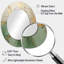Green Gold Minimalisme Poteries - Miroir mural moderne ovale-117250322