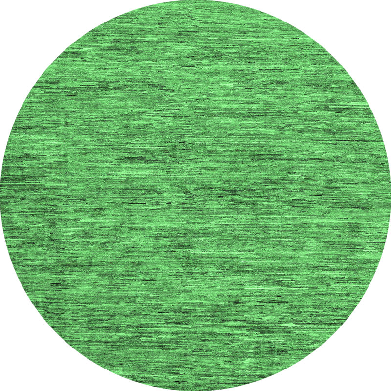 Chenille Abstract Indoor Rug, Round 6'