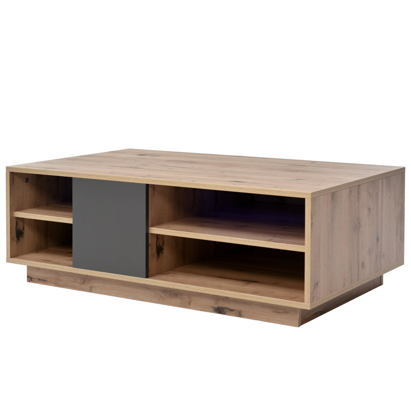 Vernay Pedestal Coffee Table with Storage