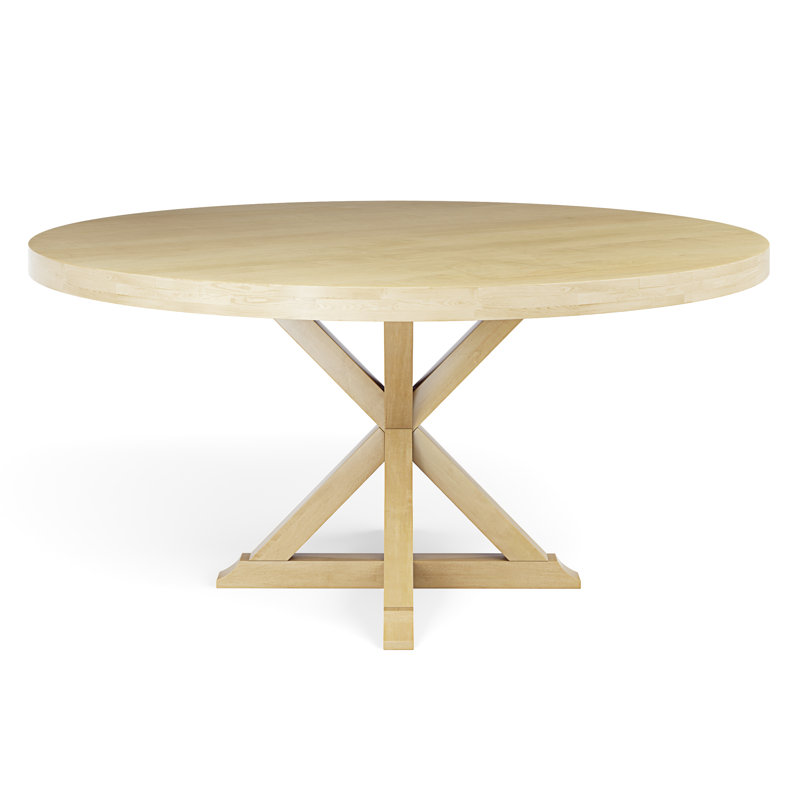 Table de salle à manger Mashyia, Naturel, L 54 po x L 54 po