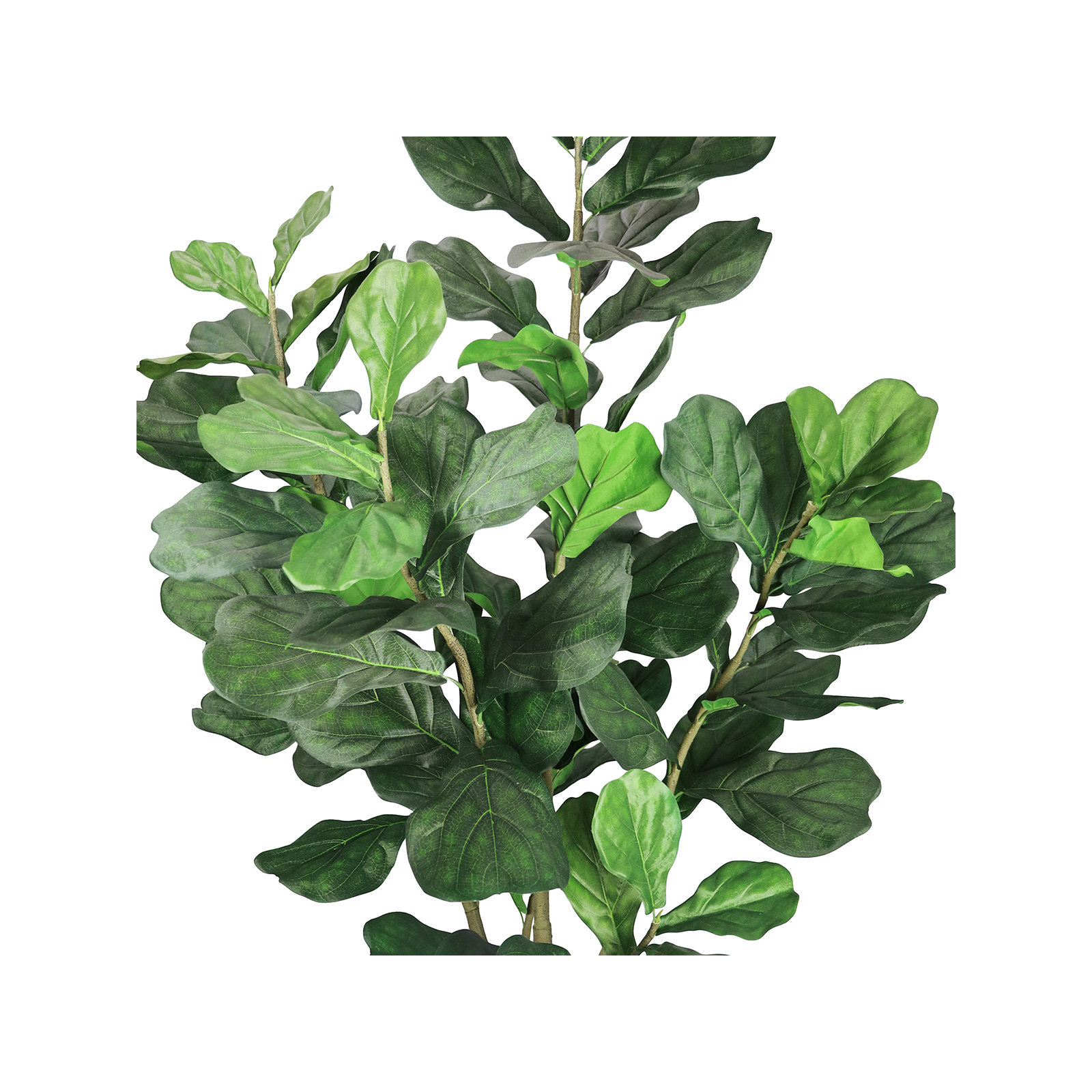 Faux Fiddle Leaf Fig Tree in Pot, 84" x 40"