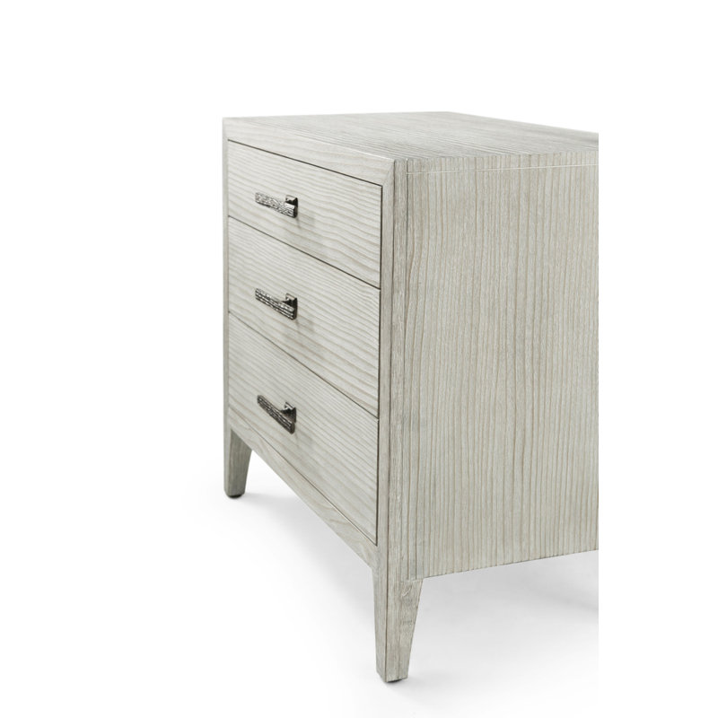 Breeze 3 - Drawer Solid Wood Nightstand