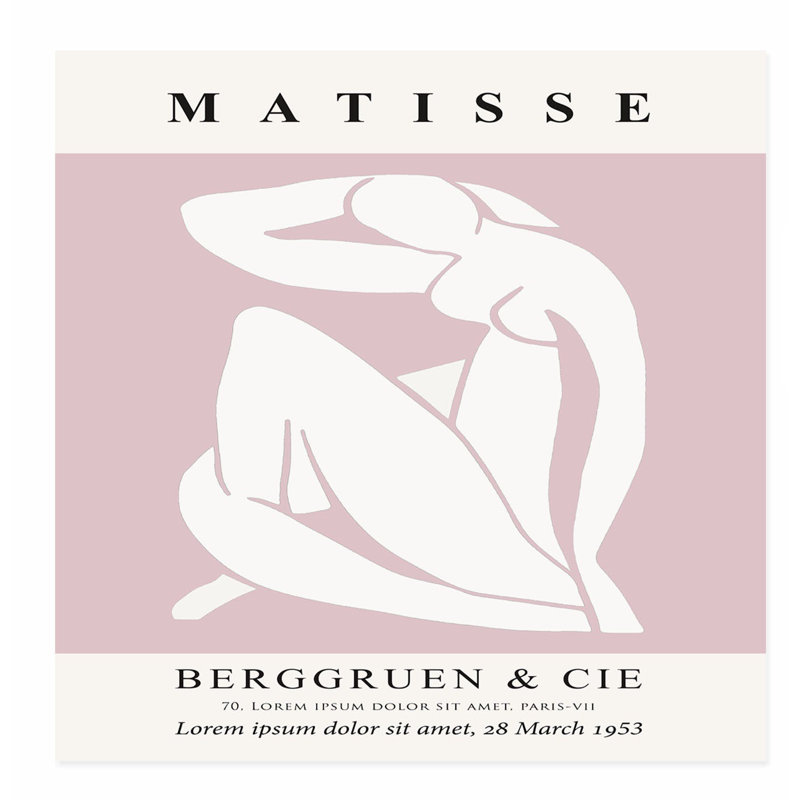 "People and Portraits", Henri Matisse, H 14 po x l 14 po