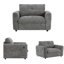 Fauteuil en chenille avec assise large-783312103