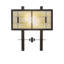 Applique murale encastrée en acier tissé Idalight